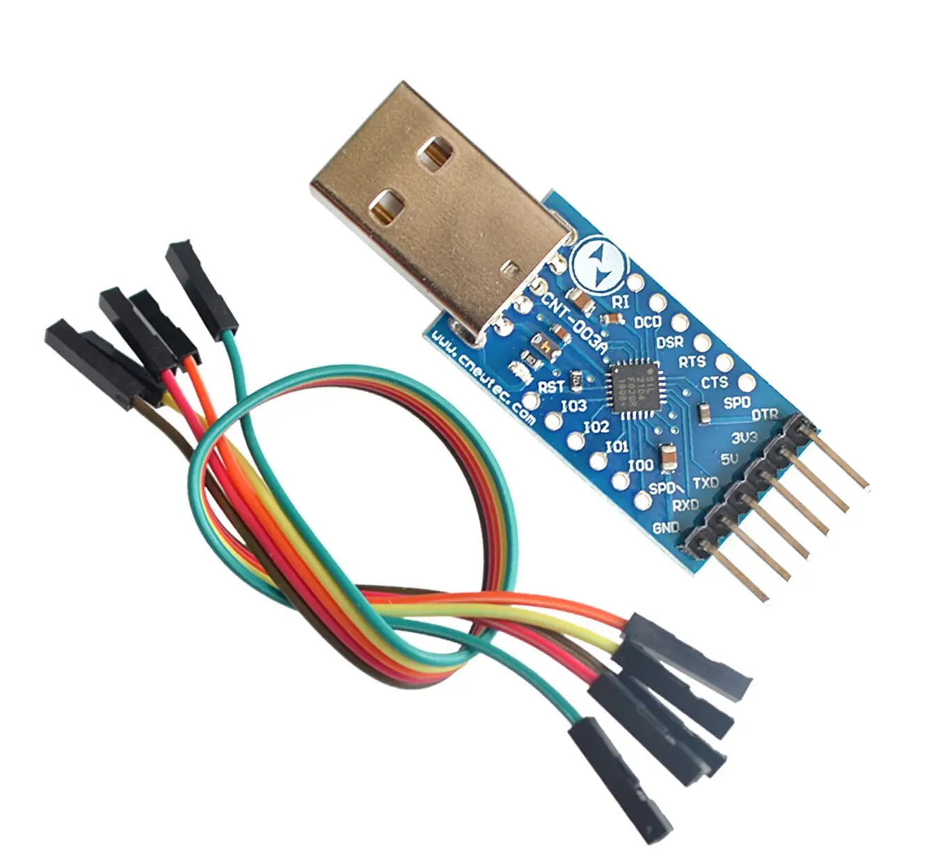 USB 2,0 к ttl UART 6PIN модуль последовательный преобразователь CP2104 STC PRGMR Замена CP2102 с кабелями Dupont