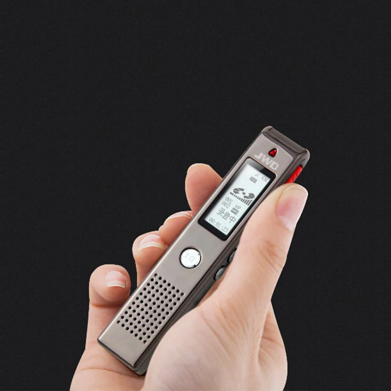 JWD мини карманный диктофон профессиональный цифровой с USB 8 часов WAV mp3 плеером DVR