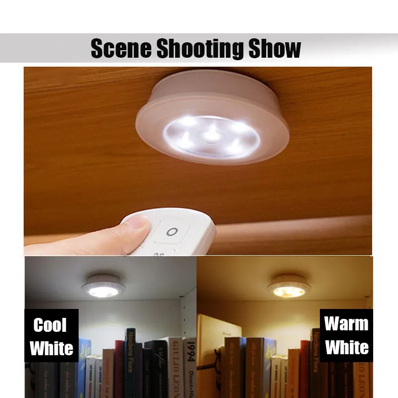 COB светодиодный Ночной светильник с инфракрасным пультом Управление Применение AAA Батарея работает проводки, настенная Ночная лампа для Спальня Гостиная