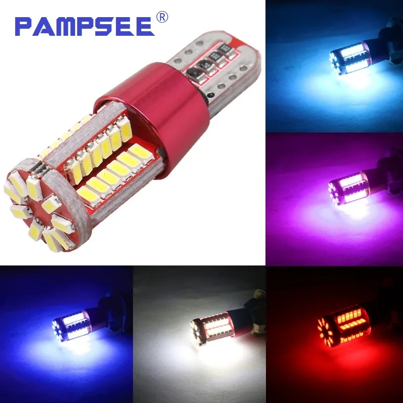 

5pcs Car t10 led 192 w5w super bright 57smd canbus NO Error Car marker Auto Wedge Clearance Lights bulb parking lamps Side Light