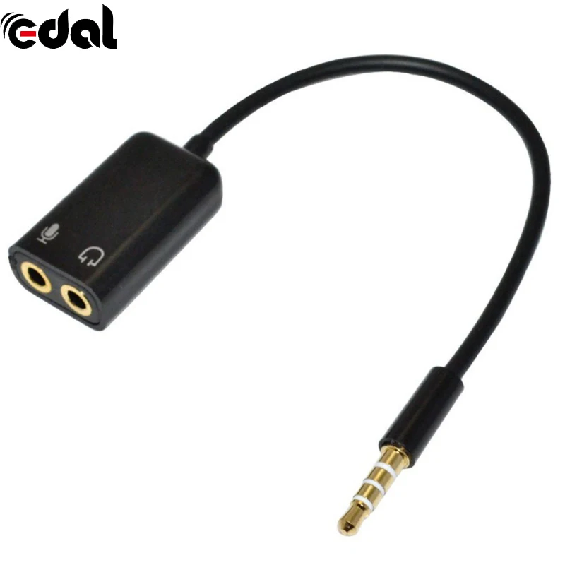 3.5mm Stereo Splitter Audio Male to Earphone Headset + Microphone Adapter Cable A97 3.5mm Stereo Splitter Audio Male to Earphone Headset + Microphone Adapter Cable A97