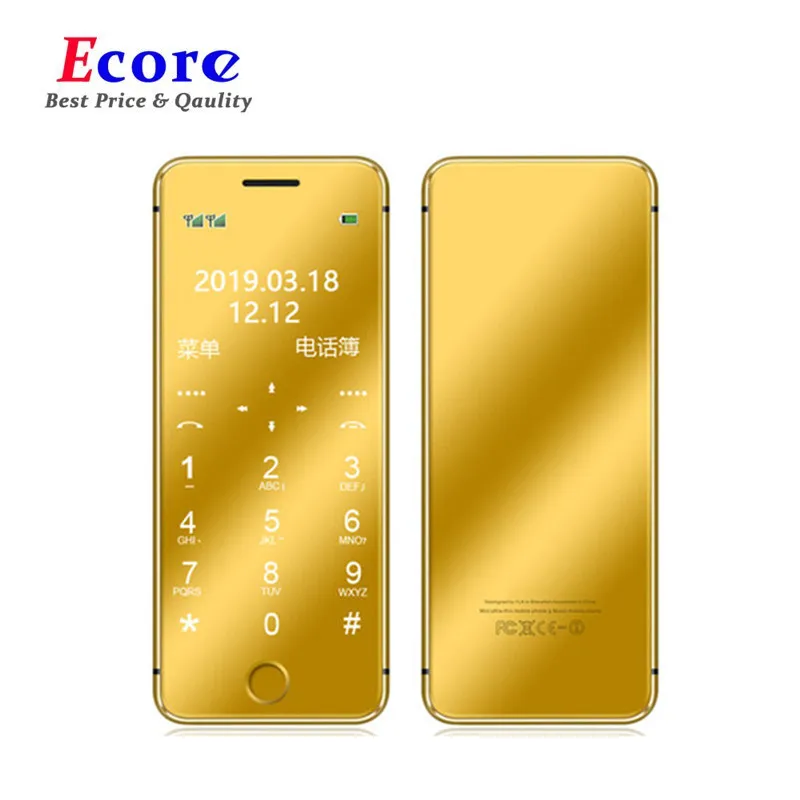 

Original ULCOOL V6 V66 Plus Luxury Mobile Phone Dustproof Shockproof Ultrathin Card Phone With MP3 Bluetooth 1.67inch Cell Phone