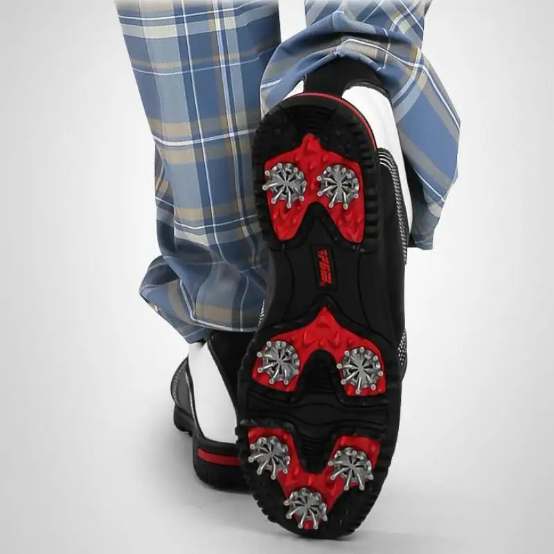 حذاء جولف الرجال الساخن نمط مجسمة الطباعة حذاء جولف الذكور الراقية الرياضية سوبر أحذية مضادة للماء الأنشطة مسمار أحذية