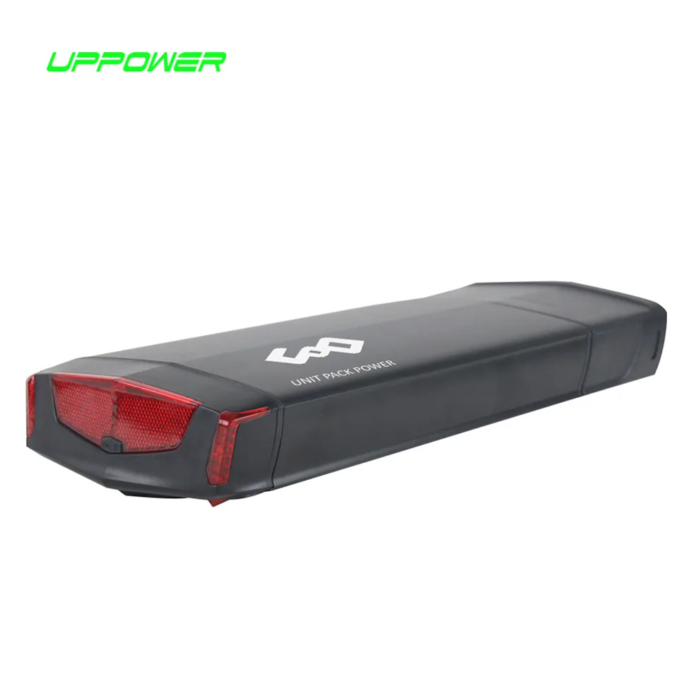 

US EU Free Tax Electric Bicycle 48V 750W lithium ion battery pack use NCR18650PF cell 48V 11.6Ah eBike Rack Battery with BMS