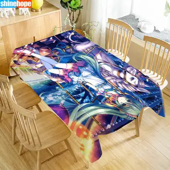 

Europe Tablecloth Hatsune Miku Dustproof Dinner Table Cloth Rectangular Wedding Decoration Table Cover Home Textiles