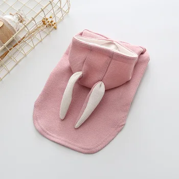 

Pet Products Autumn And Winter New Dog Clothes Small Dog Knitted Sweater Hooded Rabbit Ears Dress