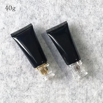 

10pcs 40g screw lid Black Soft Tubes Empty Cosmetic Cream Emulsion Lotion Packaging Containers Shampoo Shower Gel Packing Tube