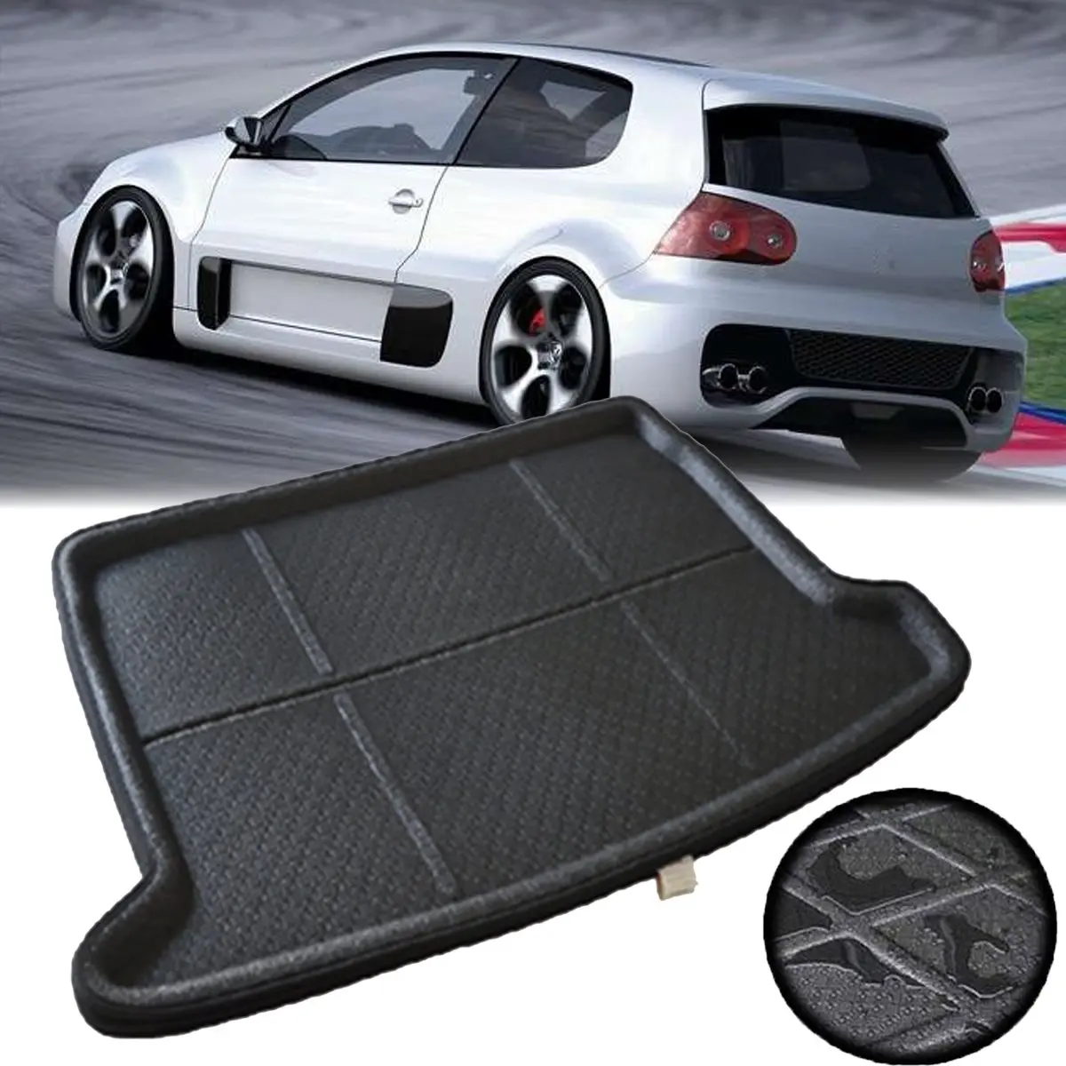 EVA поднос для багажника автомобиля подстилка обуви заднего VW Golf 6 GTI 2009 2013|trunk tray|trunk