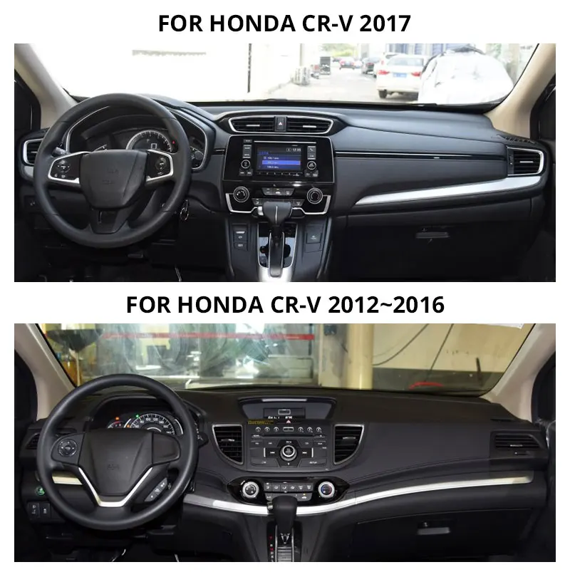 For LHD Honda CRV 2017 2016 2015 2014 2013 2012 Car Dashboard Mat Cover Pad Auto Shade Cushion Interior Car-styling Accessories (7)