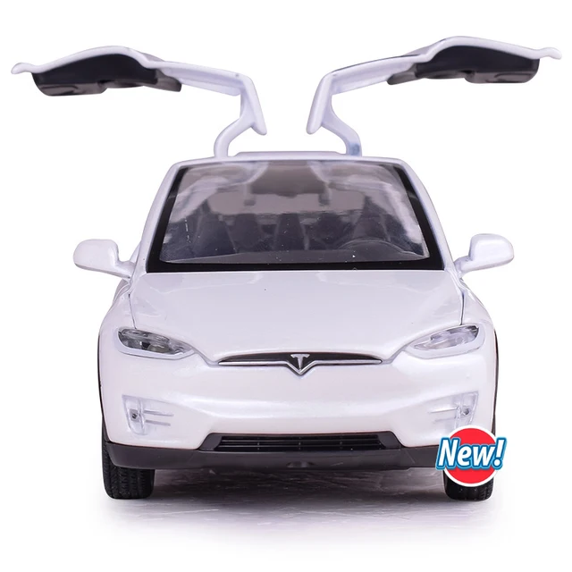 132 ALL New Tesla Model X S Alloy Car ModelX Diecasts Toy Vehicles Toy Cars Kid Toys For