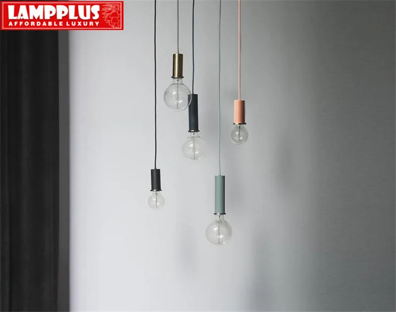 

Lampplus Denmark style Macaron DIY Pendant light Droplight Ceiling lamp for living room dining room hotel room iron painted