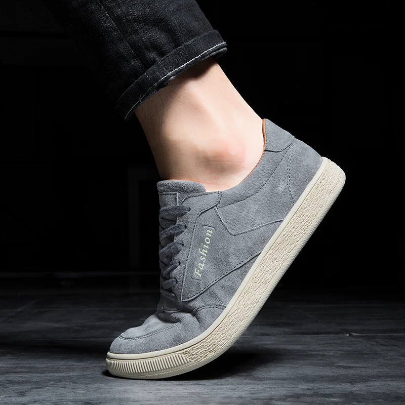 مان حذاء كاجوال الربيع الخريف الكلاسيكية الذكور أحذية أسود أصفر رجل تزلج أحذية مريحة المشي الأحذية المسطحة الرجال