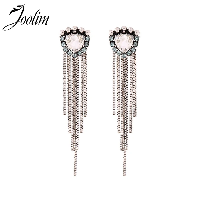 Joolim Dramatic Tel Earring Fringe Drop Shipping Joolim Dramatic Tel Earring Fringe Drop Shipping Whole
