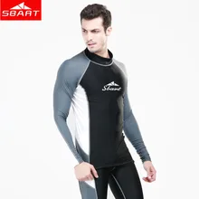 SBART с длинным рукавом, для серфинга Рашгард для мужчин лайкра Купальник УФ Защита Windsurf Rashguard одежда для плавания футболка для серфинга купальники топы J