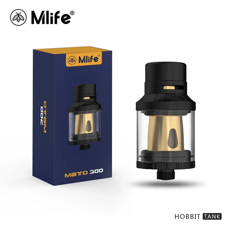 Оригинальный атомайзер Mlife Hobbit Tank электронная сигарета испаритель клиромайзер