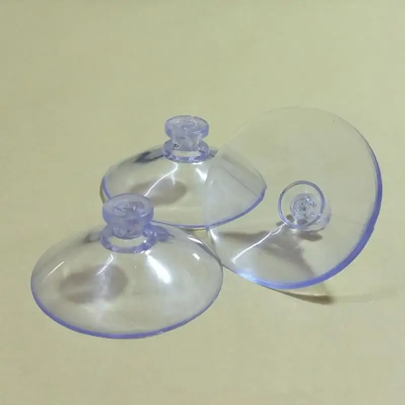 

50PCS Mushroom Head Sucker Transparent Suction Cups Any Type Wide Range Window Suckers Kitchen Bathroom Accessories