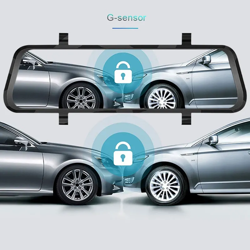 

Stream Media 10 Inch Car DVR Car Video Recorder Portable Dual Lens Dash Camera Ultrathin Night Vision Driving Recorder Camera