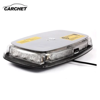 

CARCHET Vehicle Car Roof Lights 20W Top Yellow 24 LED Emergency Warning Strobe Light Lamp Magnetic Base Strobe Light 2017 NEW