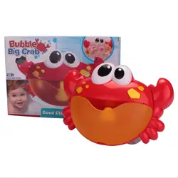 Краб устройство для мыльных пузырей автоматизированный носик пузыря машина с детской рифмы игрушки для ванной для детей JT-Прямая поставка