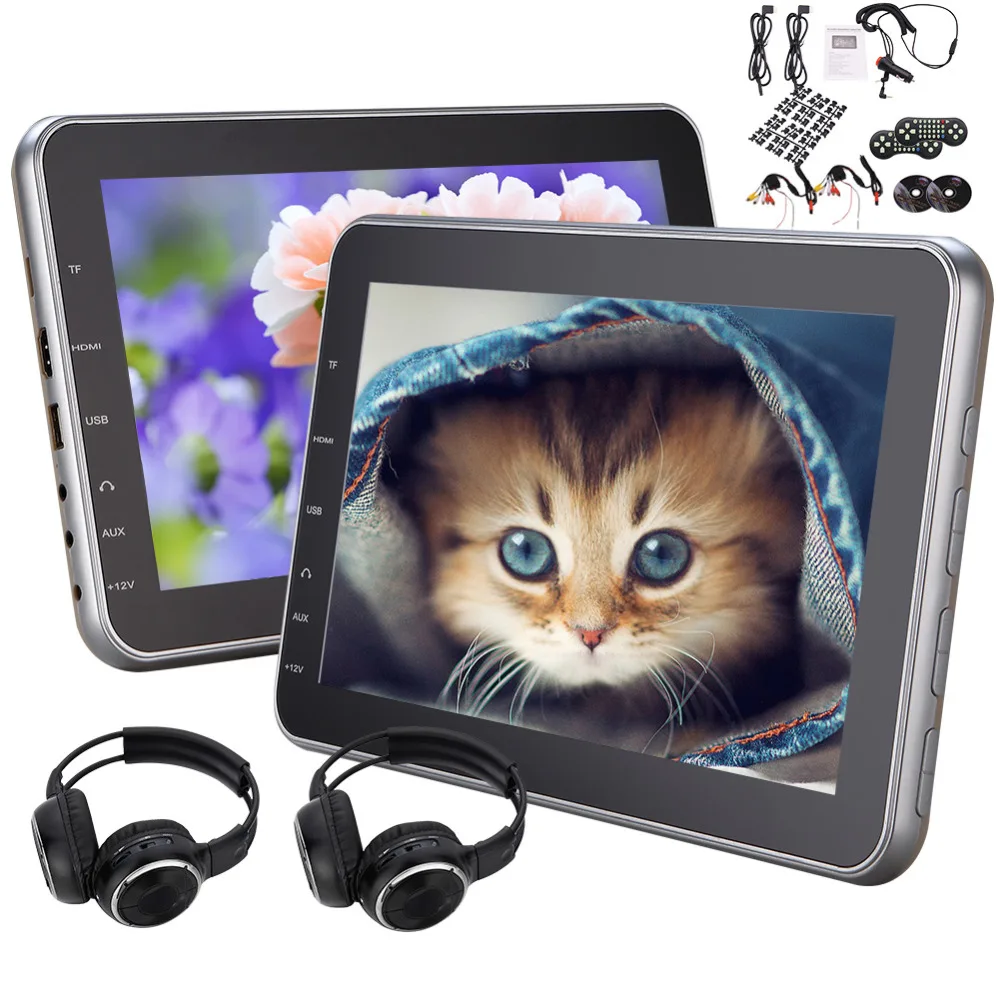 

Car DVD Player Dual EinCar 10.1"Ultra Thin Digital HD Headrest DVD Player Car TFT LCD Screen Display DVD Player Headrest Monitor