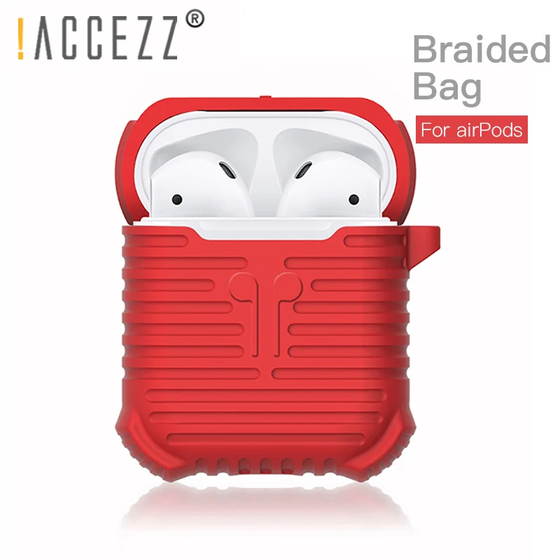 

!ACCEZZ For AirPod Bluetooth Wireless Headphones Accessories Earphone Case For AirPods Portable With Headphone Charging Box Case