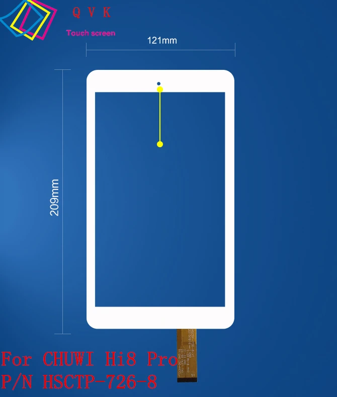 8 дюймов для CHUWI Hi8 pro CW1513 планшетный ПК емкостный сенсорный экран стекло