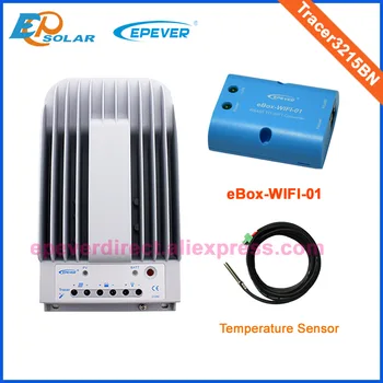 

12v 30A 30amp 24v solar mppt charging tracking controller Tracer3215BN Max PV input 150v with temperature sensor wifi function