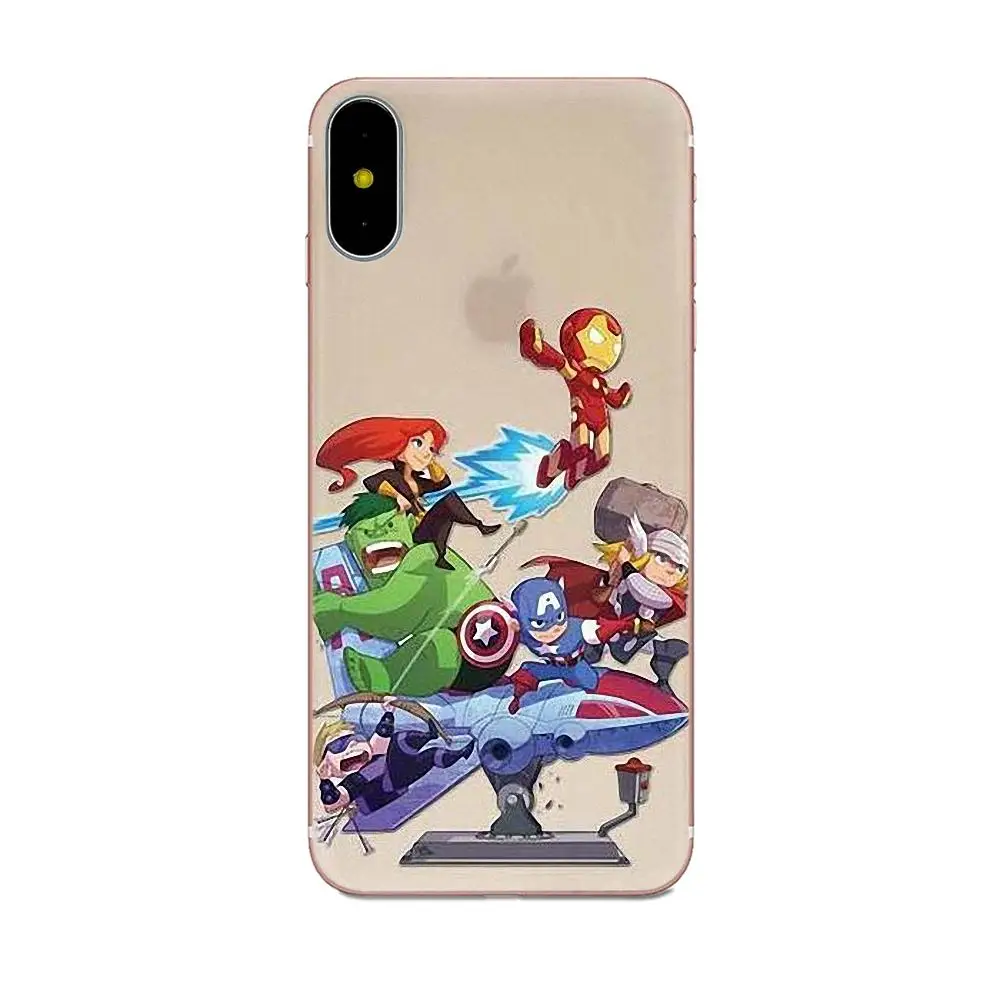 Marvel наклейки &quotМстители&quot ТПУ чехол для Moto G G2 G3 G4 G5 HTC 530 626 628 630 816 820 One A9 M7 M8 M9 M10 E9