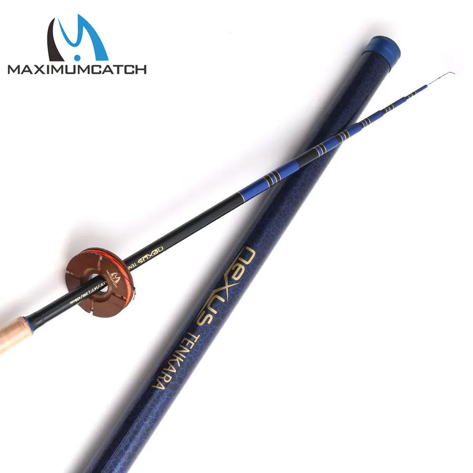 Maxcatch Nexus 12-15ft Tenkara телескопическая летучая Удочка 7:3 действие Удочка носок углеродная трубка с леской и леской