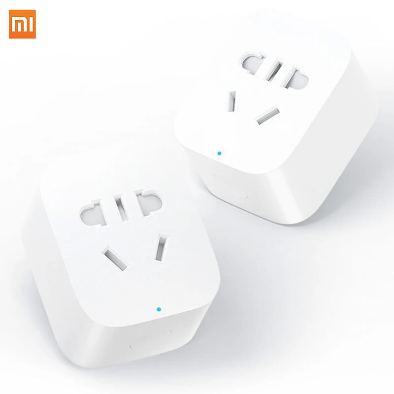 Original Xiaomi inteligente enchufe Bacic WiFi control remoto inalámbrico adaptador hembra de potencia y con teléfono de la UE nos es reino Unido adaptador