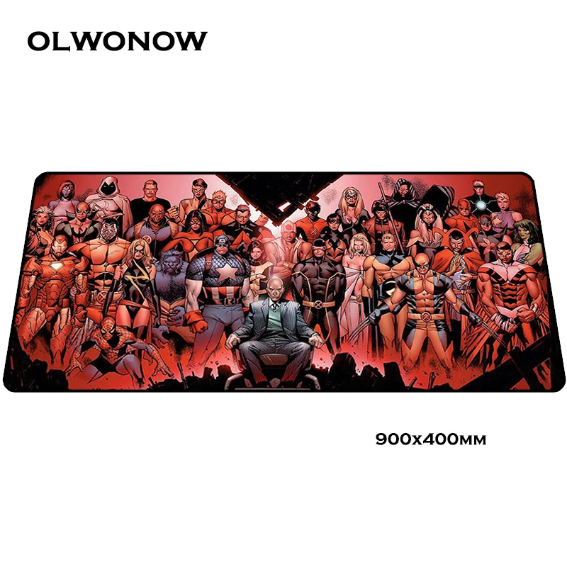 size900x400x2mm X-men коврик для мыши 90x40 см Коврик для мыши модный notbook компьютерный коврик для мыши HD шаблон игровой padmouse геймер для ноутбука коврики для мыши - Цвет: size900x400x2mm