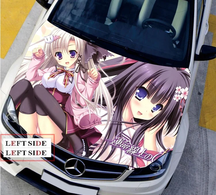 

LEFT SIDE 3D Car Stickers DIY Japanese Cartoon Anime Vinyl Covers Car Sticker Customize the Size to Suit all Vehicles