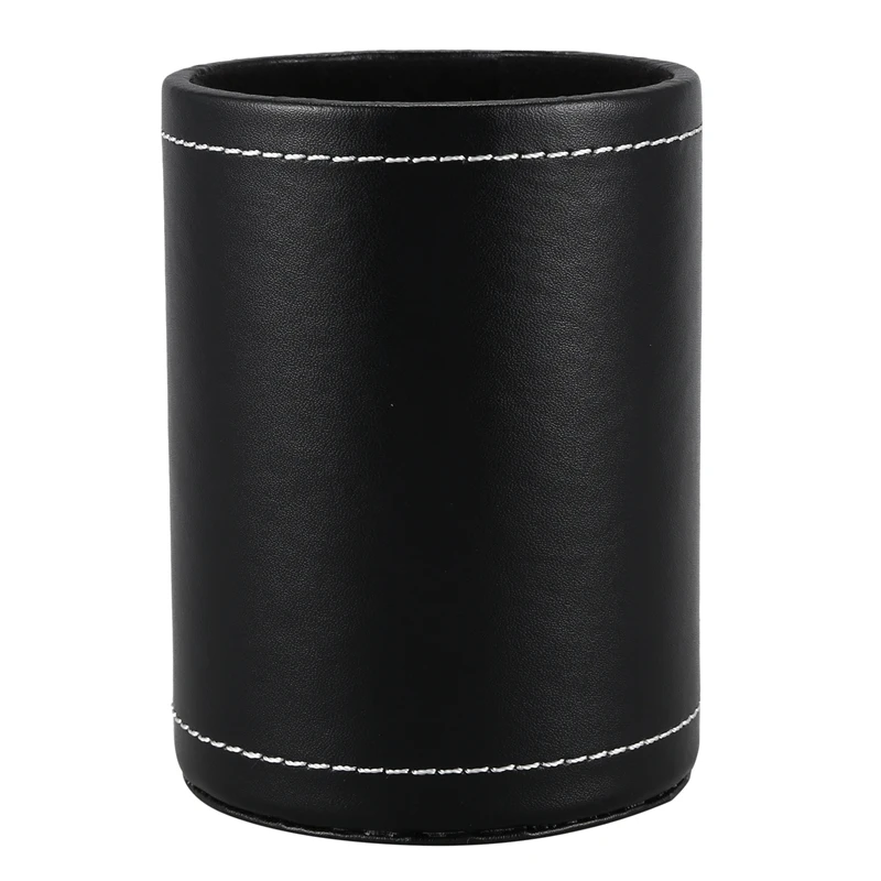 

Faux Leather Pen Pot Pen/Pencil/Mobile Phone /Desk Supplies Organizer