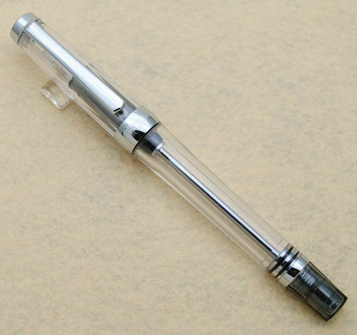 Новинка 013 авторучка из вакуумной смолы EF 0,38 мм \ F 0,5 мм чернильная ручка прозрачная/синяя/зеленая - Цвет: Прозрачный