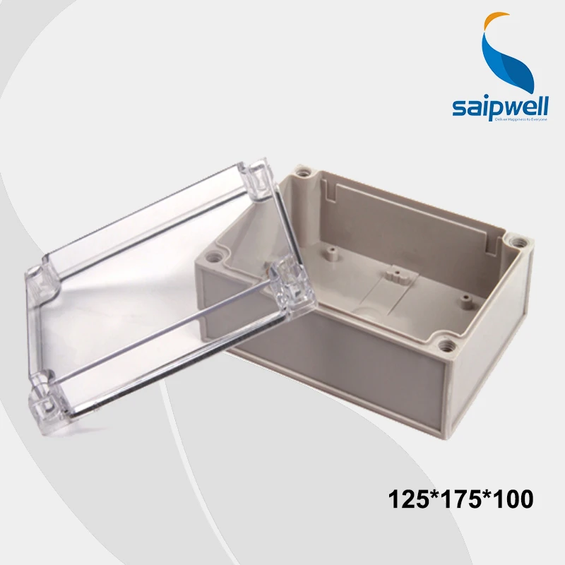 

125*175*100 mm Size Clear Cover IP66 Plastic Waterproof Switch Box /Waterproof Enclosures With CE Approval (DS-AT-1217-1)