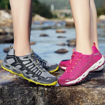 

Hiking Shoes Men Mountain Outdoor Climbing Trekking Treking Summer Tracking Footwear Breathable Zapatillas Hombre Professional