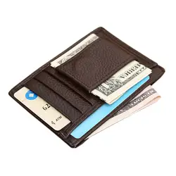 Новая горячая Распродажа Для мужчин кошельки бренд Дизайн высокое качество кредитных ID держатель для карт тонкий кошелек держатель для