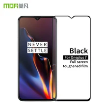 Для OnePlus 7, закаленное стекло,, Mofi, полное покрытие, Защита экрана для One Plus 7, закаленное стекло, защитная пленка