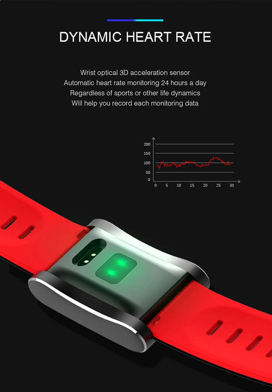 Volemer K88 plus Smart Band Blood Pressure Heart Rate Monitor Bracelet Color Display IP68 Waterproof Fitness Tracker Wristband (5)