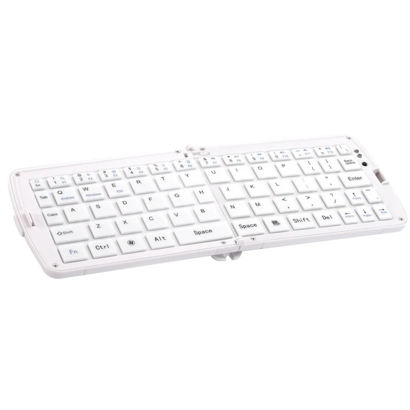 Foldable Wireless Bluetooth 2 0 Keyboard White