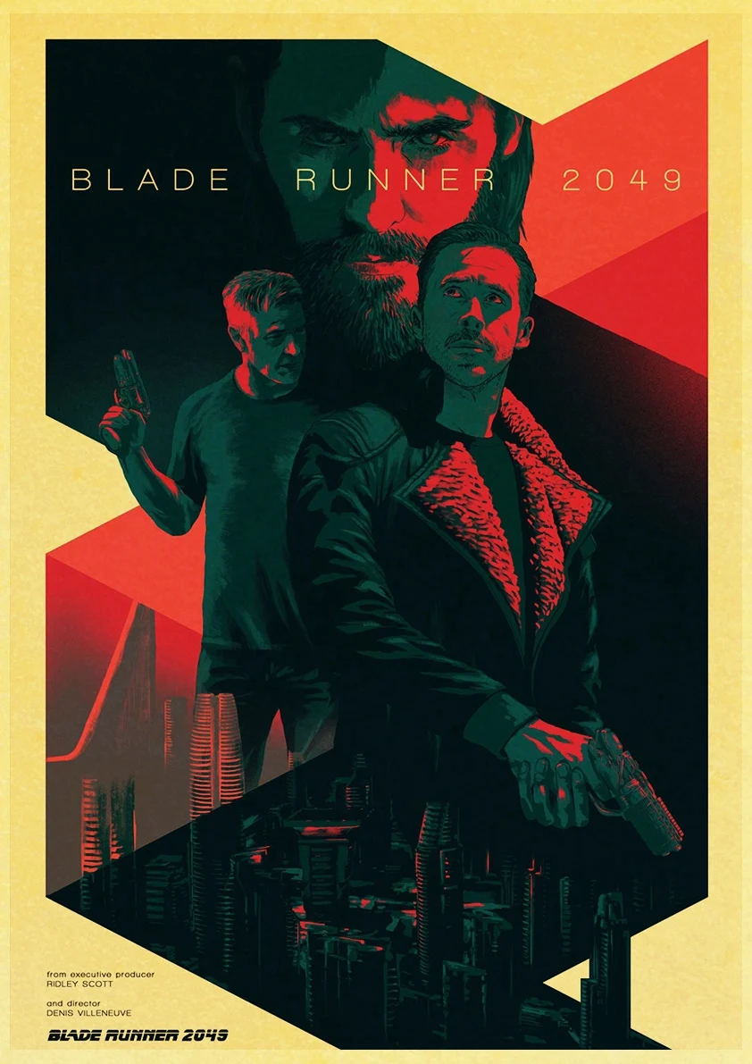 Фильм Blade Runner 2049 Ретро плакат печать высокого качества стикер стены гостиной домашний декор крафт-бумага бар стикер стены - Цвет: E089