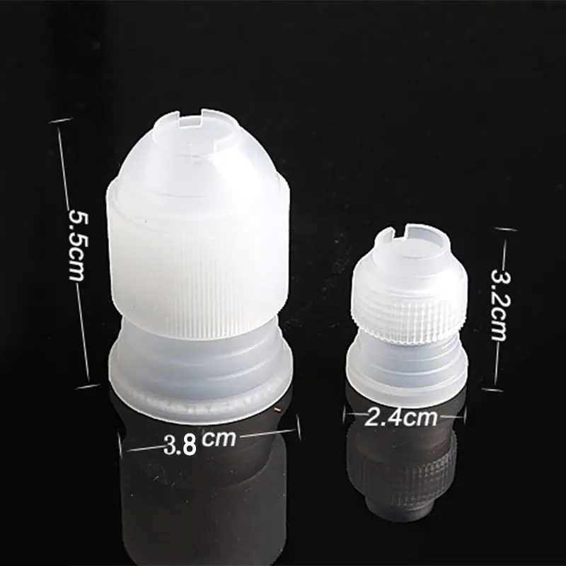 

Cake Flower Pastry Decor Cake Tools Plastic Large Small Sizes Coupler Adaptor Icing Piping Nozzle Bag
