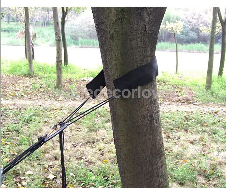 

400kg Black Adjustable High Strength Hanging Hammock Tree Sling Straps