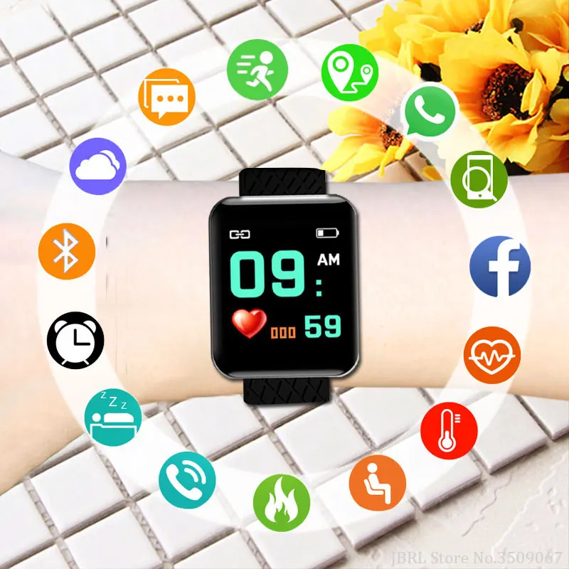 

Fashion Sport Smart Watch Kids Watches Children For Girls Boys Smartwatch Smart Clock Child Fitness Tracker New Smart-watch Gift