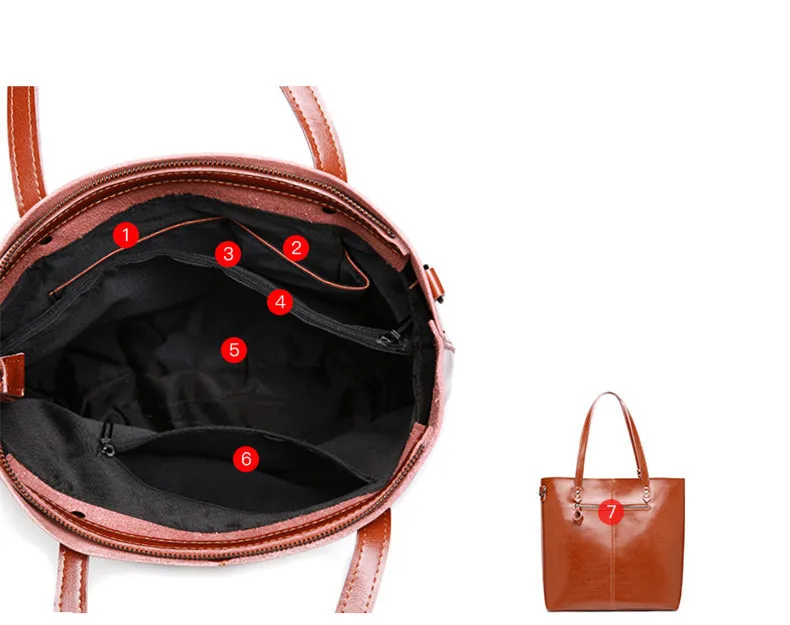 genuine leather women shoulder bag  (11)