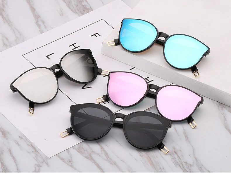 Iboode/ новые детские солнцезащитные очки для мальчиков и девочек, детские солнцезащитные очки с кошачьим глазом, Anti-UV400, бегемоты, антибликовые очки, солнцезащитные очки