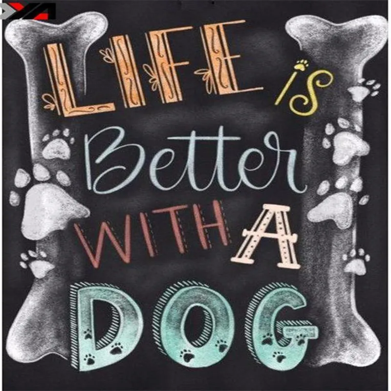 

Full Square/Round Drill 5D DIY Diamond Painting Dog Life 3D Embroidery Cross Stitch Mosaic Home Decor High Quality Gift LRR