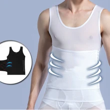 Корсет для мужчин гинекомастия пояс Формирователь Для Похудения Талии Тренажер Топы грудь связующее Корректор осанки Формирователи