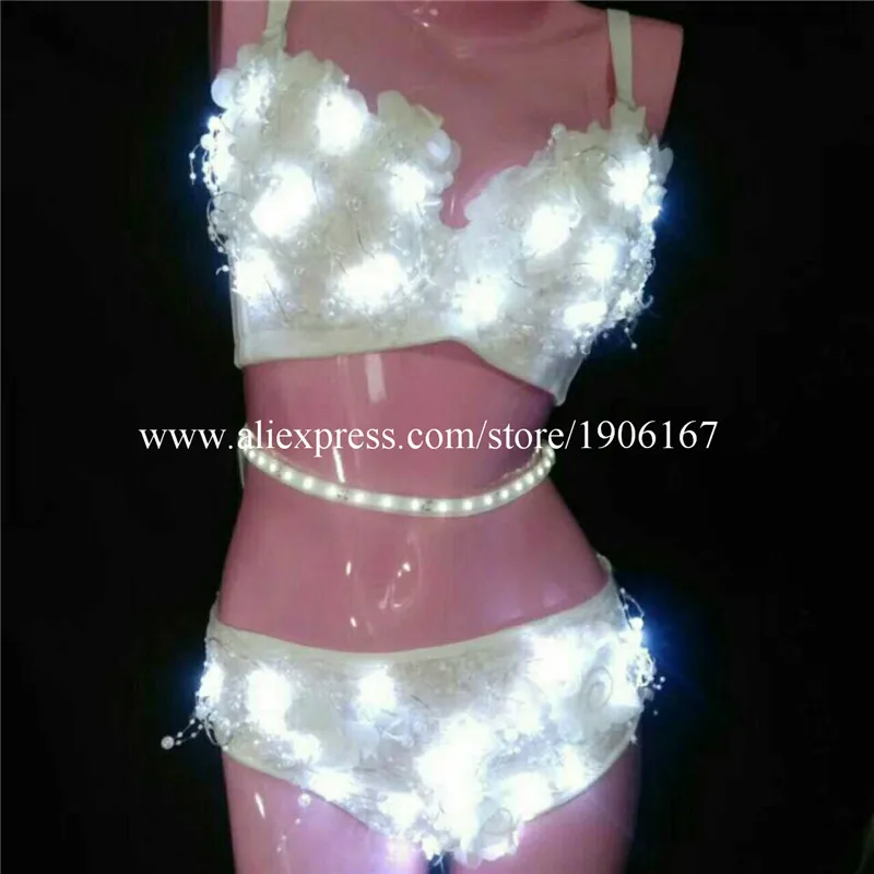 Led Sexy girl bra shorts 04