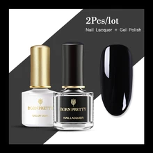 BORN PRETTY 2 бутылки/набор 6 мл УФ-гель для ногтей впитывающийся Гель-лак для маникюра украшения ногтей